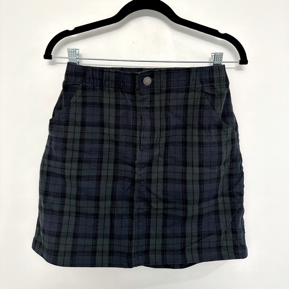 Hollister High Rise Plaid Skirt